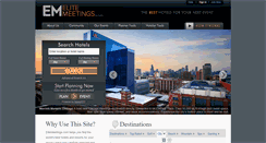 Desktop Screenshot of elitemeetings.com