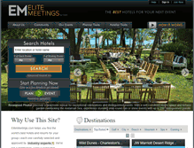 Tablet Screenshot of elitemeetings.com